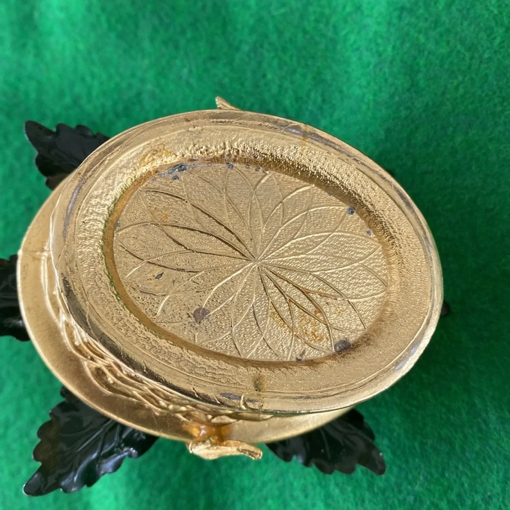 Gorham Jane Hutcheson Brass Floral Sculpture Vintage